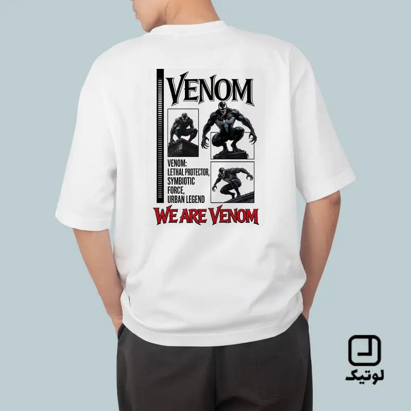 تیشرت سینمایی طرح ونوم Venom – کد TC052
