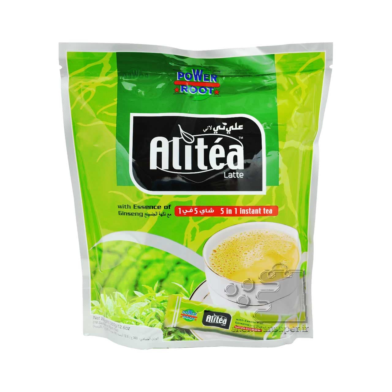چای لاته ۵ در ۱ با جینسینگ ۱۸ عدد علی تی – alitea
