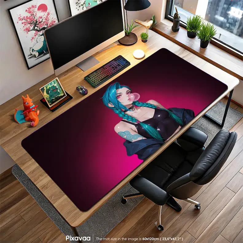دسک پد انیمه جینکس بادهای تاریک (Jinx Arcane Wind Shadow)