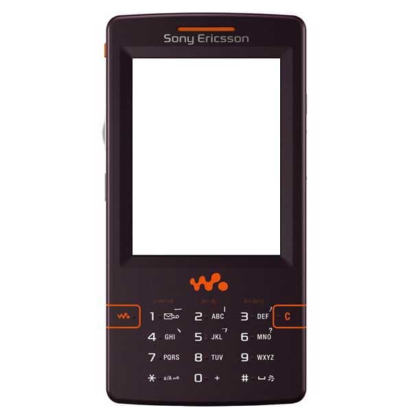 شاسی و قاب سونی SONY ERICSSON W950