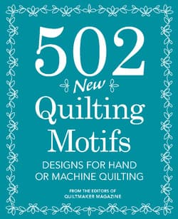 دانلود کتاب 502 موتیف جدید تکه دوزی New Quilting Motifs: Designs for Hand or Machine Quilting: Designs for Hand and Machine Quilting