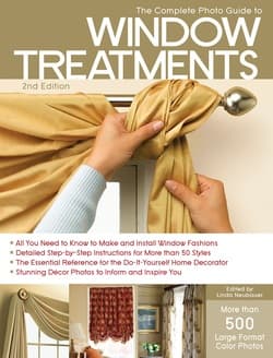 دانلود کتاب راهنمای تصویری کامل طراحی و دوخت پرده های پارچه ای The Comptete Photo Guide to Window Treatments
