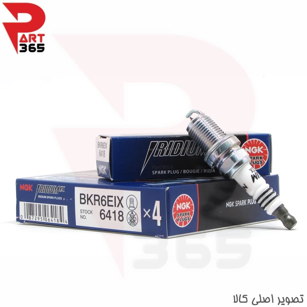 شمع موتور NGK BKR6EIX کد 6418 ، ایریدیوم