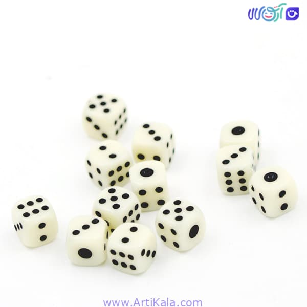 بسته 5 عددی تاس استخوانی