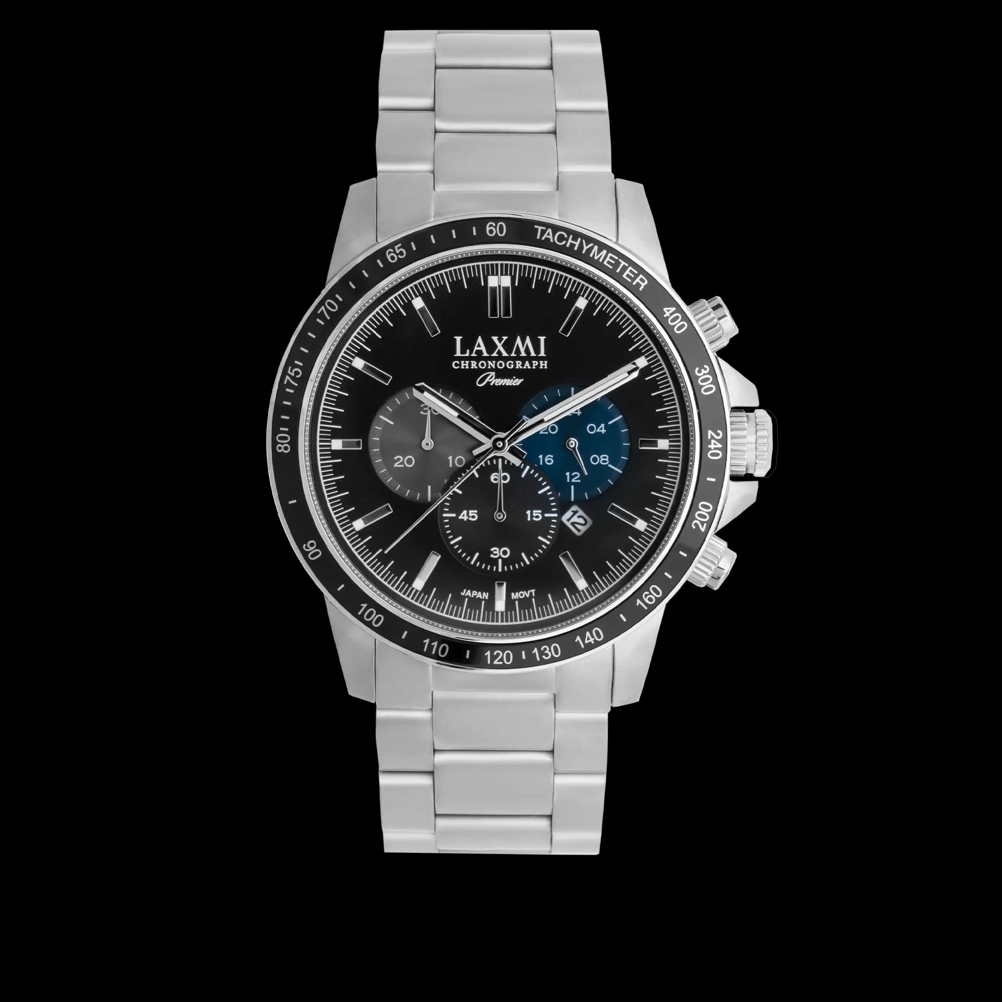 ساعت مچی مردانه لاکسمی بند استیل نقره ای کد Laxmi 8181/1