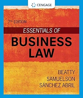 و دانلود نسخه کامل کتاب زبان اصلی Essentials of Business Law PDF | دانلود کتاب خارجی