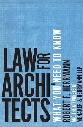 و دانلود نسخه کامل کتاب زبان اصلی Law for Architects: What You Need to Know PDF | دانلود کتاب خارجی