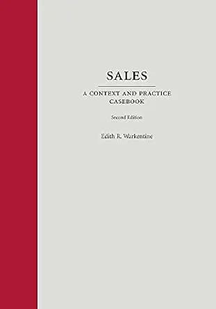و دانلود نسخه کامل کتاب زبان اصلی Sales: A Context and Practice Casebook, Second Edition PDF | دانلود کتاب خارجی