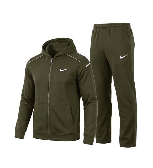 ست سویشرت و شلوار مردانه نرمال طرح دار اسپان سبز Nike کد 51238