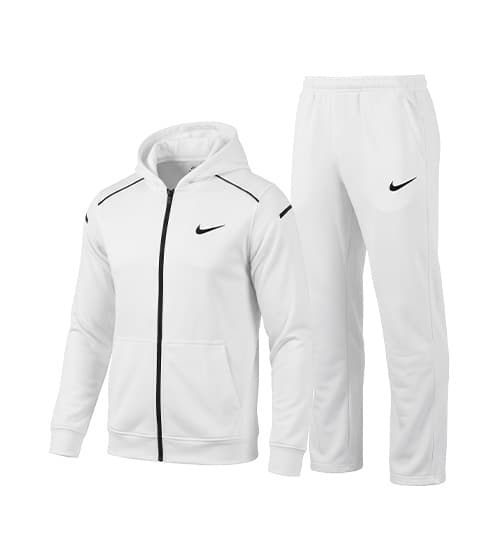 ست سویشرت و شلوار مردانه نرمال طرح دار اسپان سفید Nike کد 51240