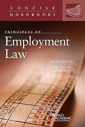و دانلود نسخه کامل کتاب زبان اصلی Principles of Employment Law (Concise Hornbook Series) PDF | دانلود کتاب خارجی