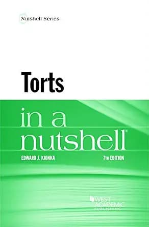 و دانلود نسخه کامل کتاب زبان اصلی Torts in a Nutshell (Nutshells) PDF | دانلود کتاب خارجی