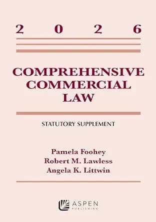 و دانلود نسخه کامل کتاب زبان اصلی Comprehensive Commercial Law: 2026 Statutory Supplement (Supplements) PDF | دانلود کتاب خارجی