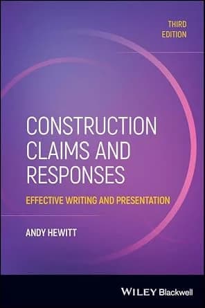 و دانلود نسخه کامل کتاب زبان اصلی Construction Claims and Responses: Effective Writing and Presentation PDF | دانلود کتاب خارجی