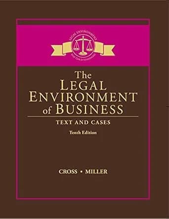 و دانلود نسخه کامل کتاب زبان اصلی The Legal Environment of Business: Text and Cases PDF | دانلود کتاب خارجی