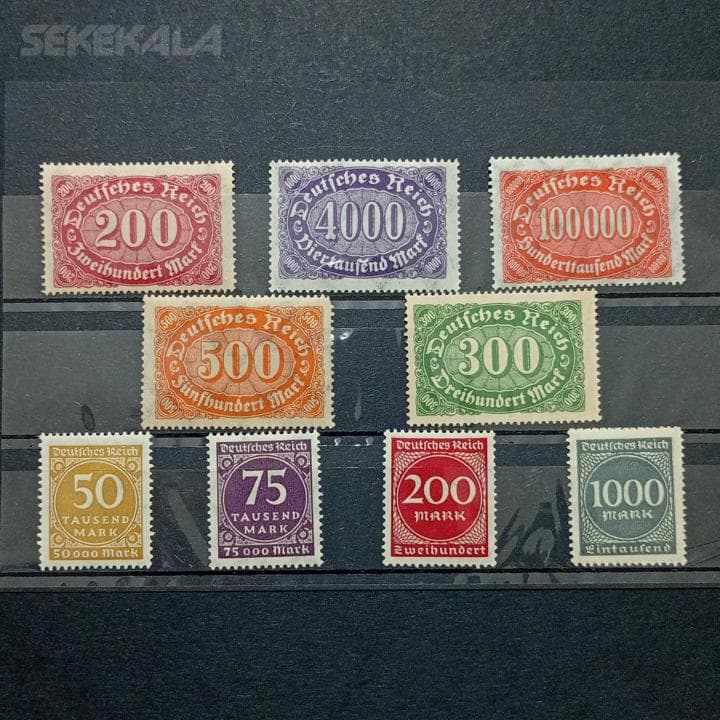 ست تمبر کلاسیک کمیاب آلمان ۱۹۲۲