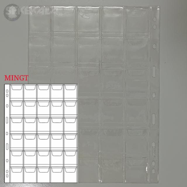 برگه آلبوم سکه برند مینگت با گنجایش 30 سکه (مدل جیب دار) ساخت کره