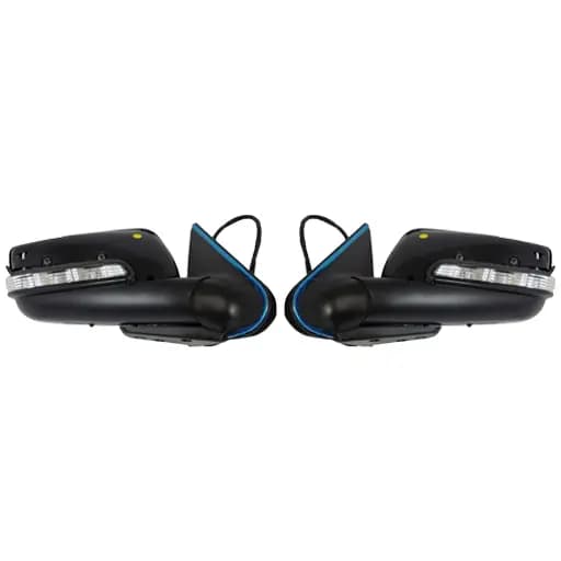 آينه بغل پژو پارس کروز تنظیم و تاشو برقی با موتور و راهنما و لنز بدون قاب (چپ و راست)