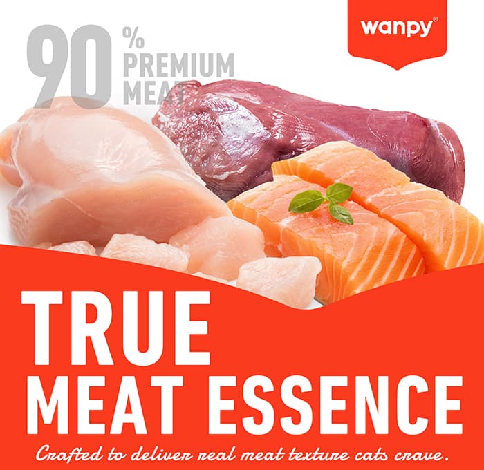 تشویقی مدادی گربه ونپی با طعم مرغ و کت نیپ Wanpy Treat Cat Grass & Chicken بسته 3 عددی — تصویر ۳