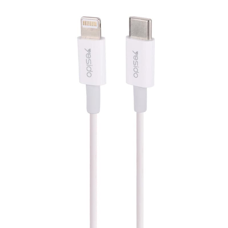 شارژر دیواری 20 وات یسیدو YC44 PD 3A + کابل تبدیل آیفونی — تصویر ۶