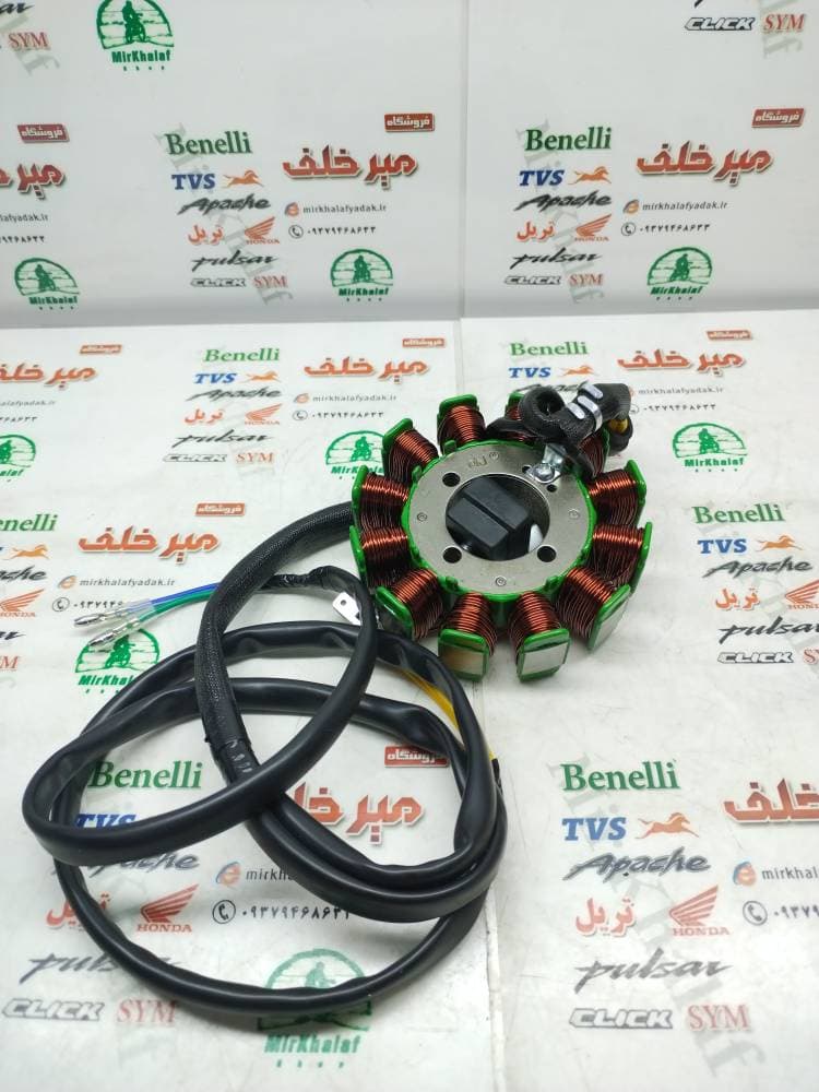 12 بوبین (دستگاه) سیم پیچی برق موتور هوندا انژکتور دور بزرگ (3 پیچ یک طرف)
