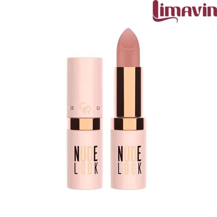 رژ لب جامد گلدن رز مدل Nude Look