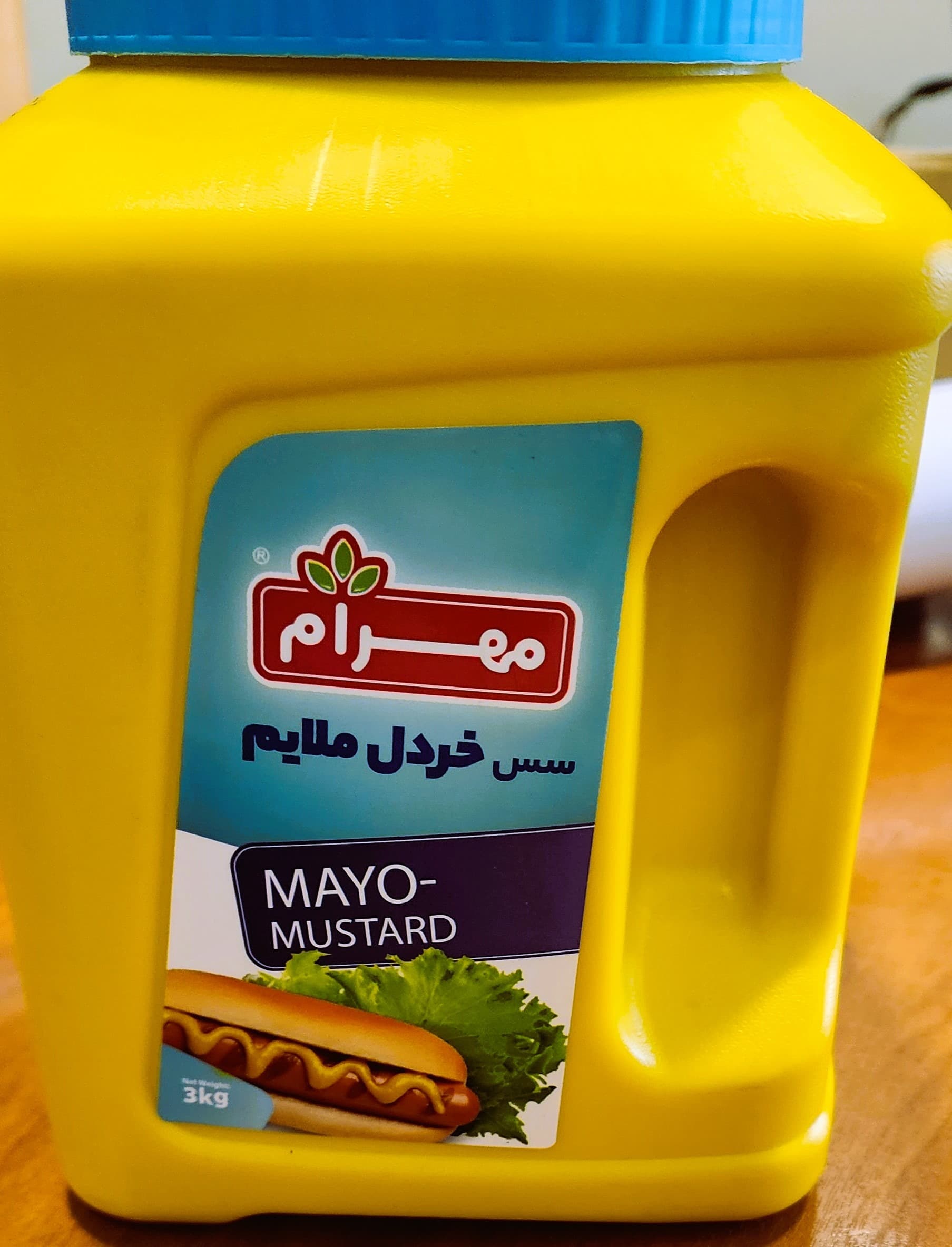 سس خردل تند سطلی مهرام ۳۰۰۰ گرم دبه
