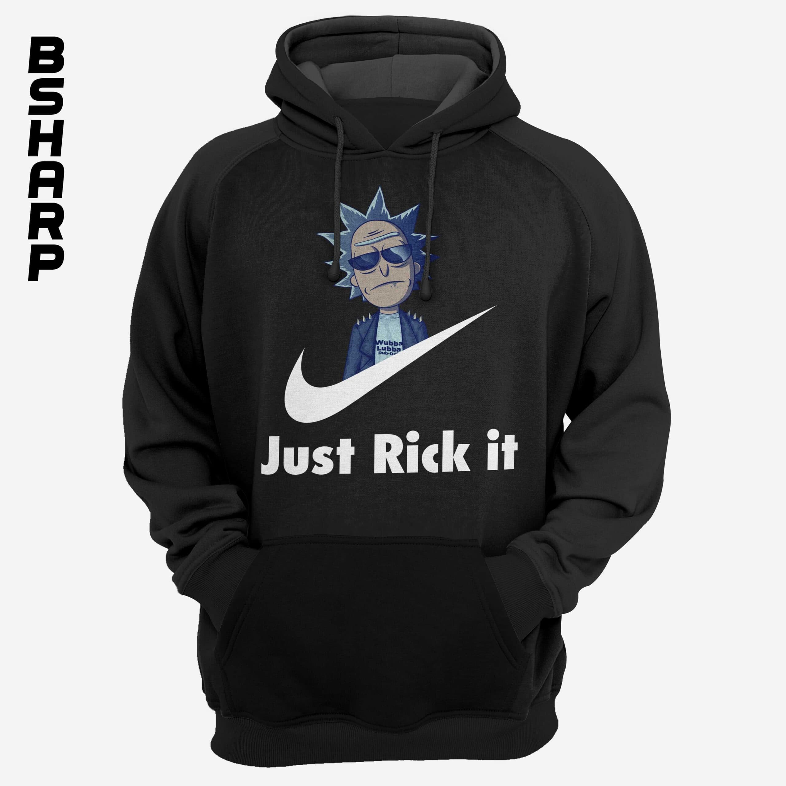 هودی Rick And Morty طرح Just Rick It