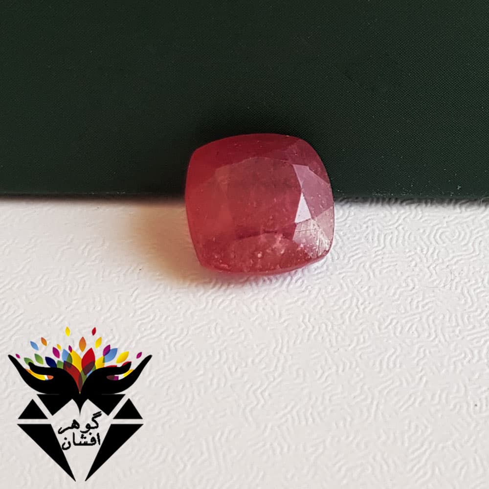 نگین یاقوت سرخ اصل خوش تراش خوشرنگ N1581