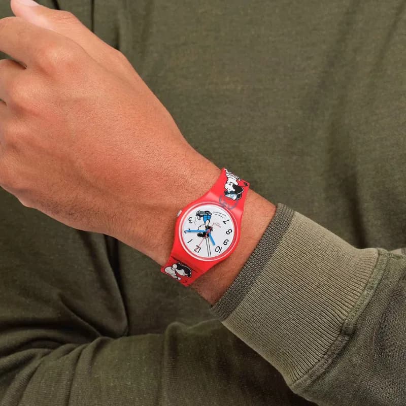 ساعت مچی مردانه و زنانه اصل سواچ (swatch) مدل SO28Z106 — تصویر ۸