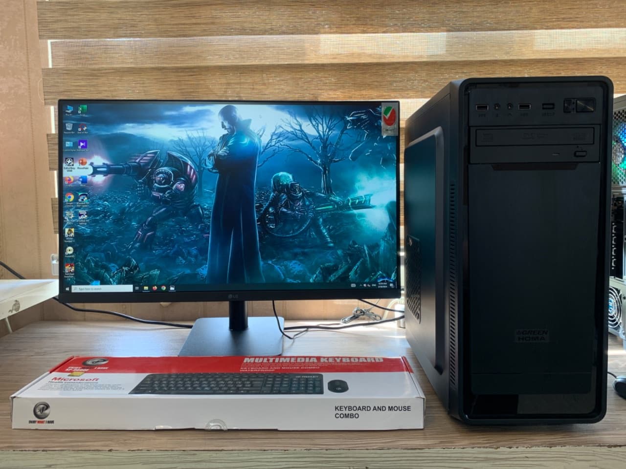 کامپیوتر گیمینگ طراحی اداری خانگی Core i5، رم 16GB، گرافیک 8GB DDR5، گارانتی تعویض کدمحصول Z5