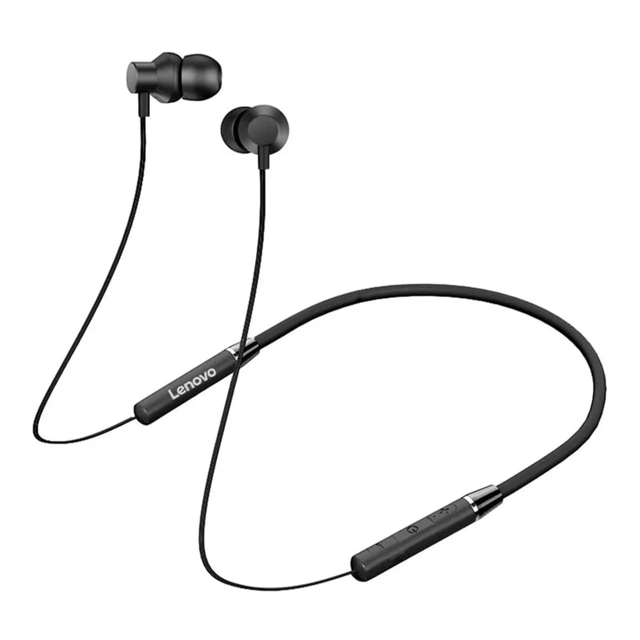 هندزفری گردنی Lenovo مدل HE05 – مشکی – RH — تصویر ۹