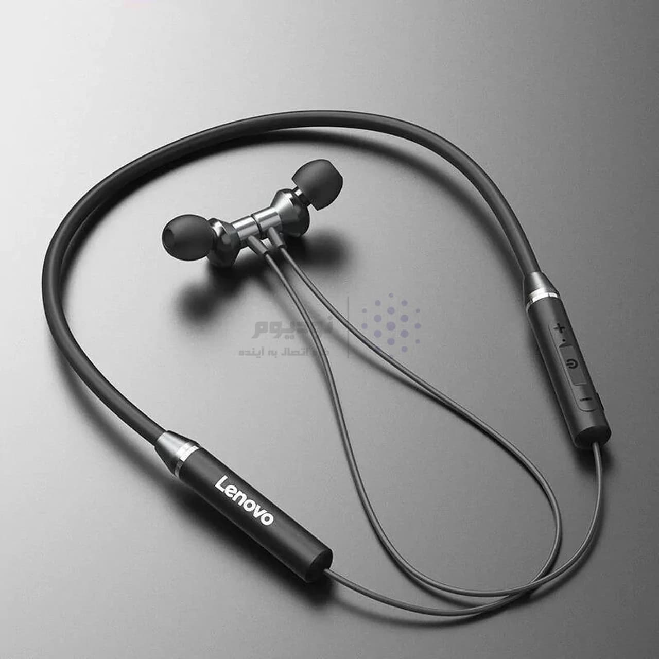 هندزفری گردنی Lenovo مدل HE05 – مشکی – RH — تصویر ۱۲