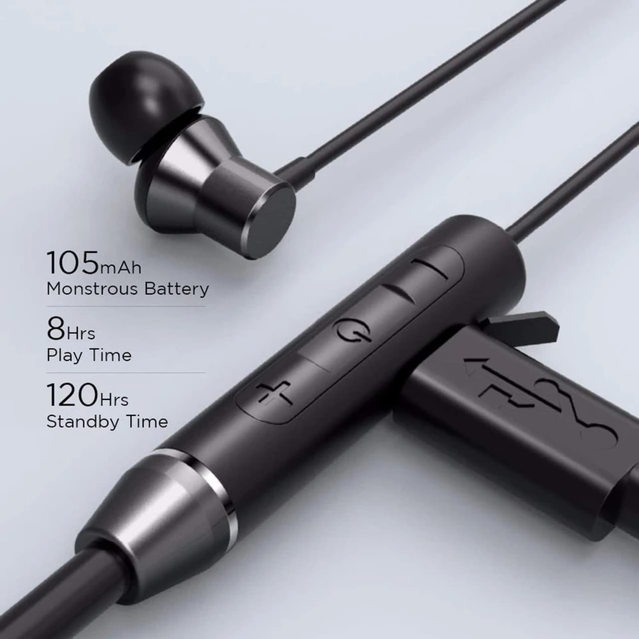 هندزفری گردنی Lenovo مدل HE05 – مشکی – RH — تصویر ۵