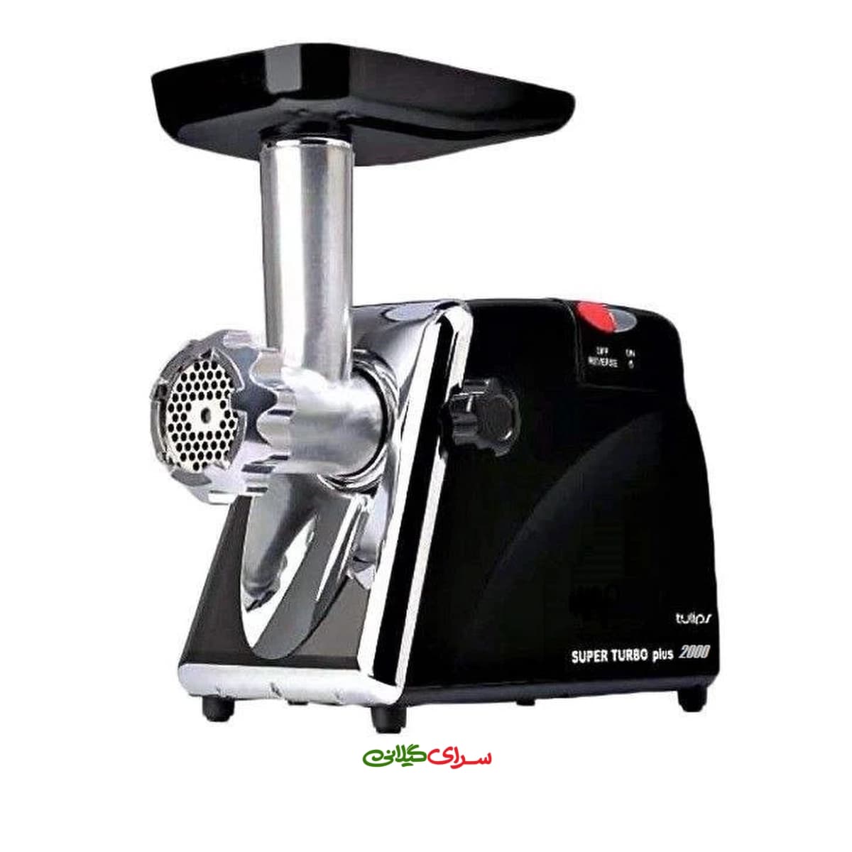 چرخ گوشت 2000 وات مشکی استیل تولیپس مدل MK-2000
