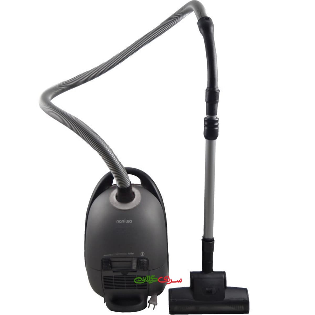 جارو برقی 2400 وات لوله کنفی نقره ای نانیوا مدل NVC 9000