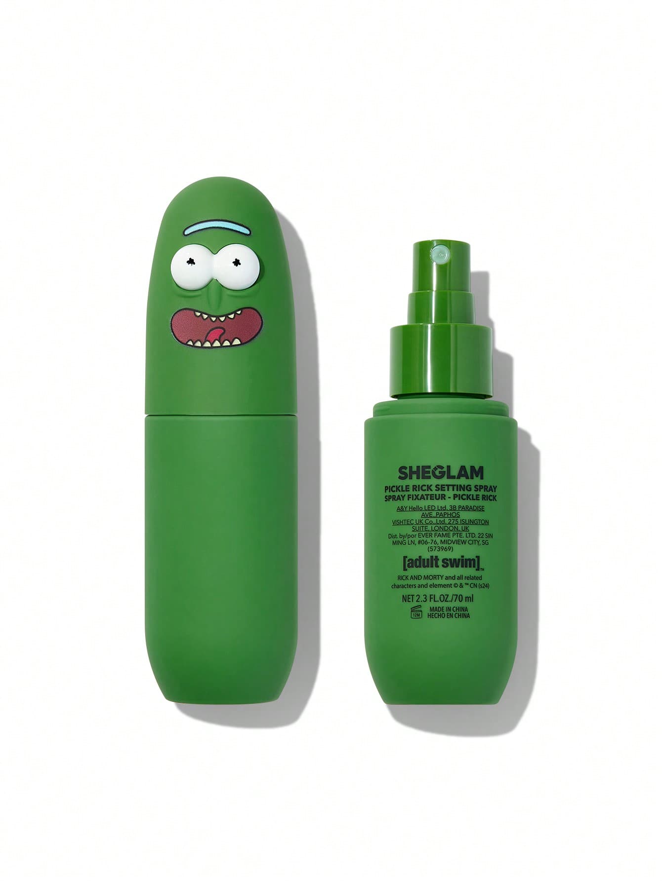 اسپری فیکس شیگلم مدل Pickle Rick با عصاره خیار حجم ۷۰ میل