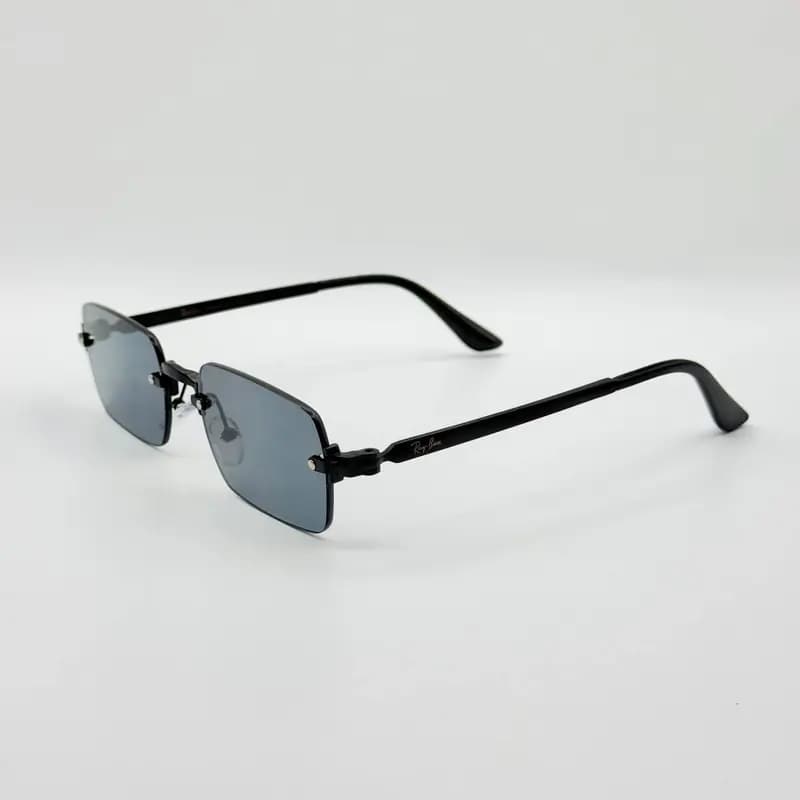 عینک آفتابی و بلوکات ریبن Ray-Ban مدل a2098 فریم لس مستطیل راکی AWGE — تصویر ۲