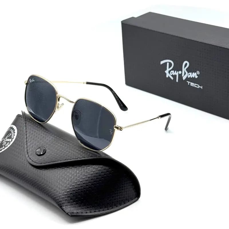 عینک آفتابی ریبن Ray-Ban مدل a2300 چند ضلعی متال