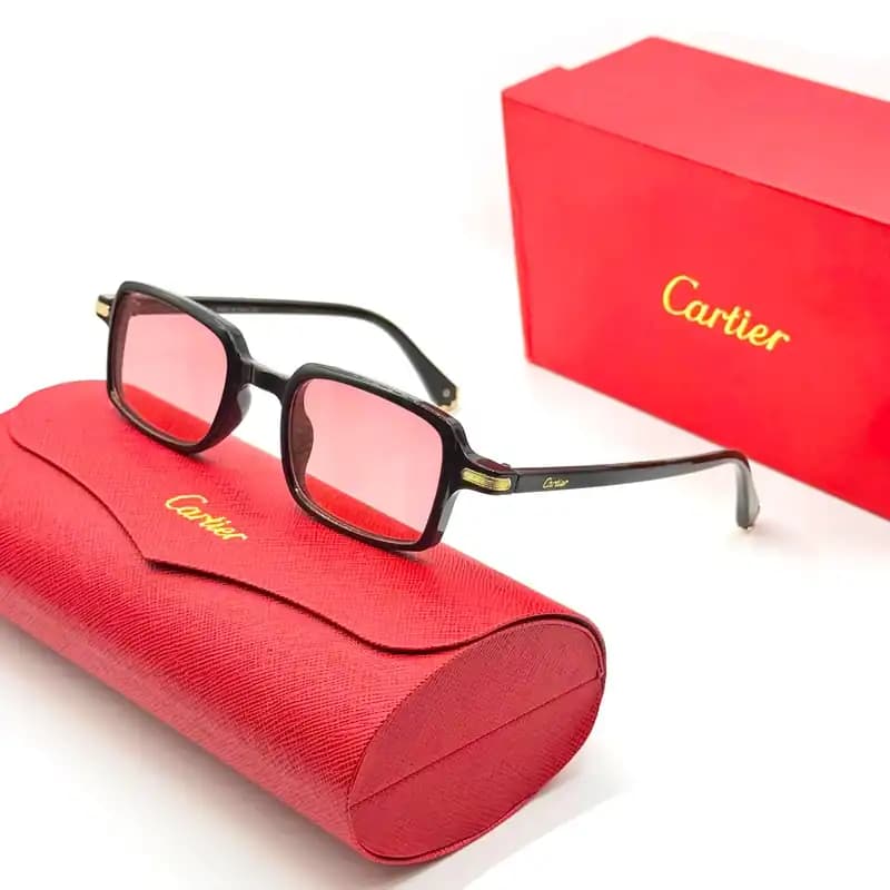 عینک آفتابی کارتیر Cartier مدل a2095 مستطیل کائوچویی