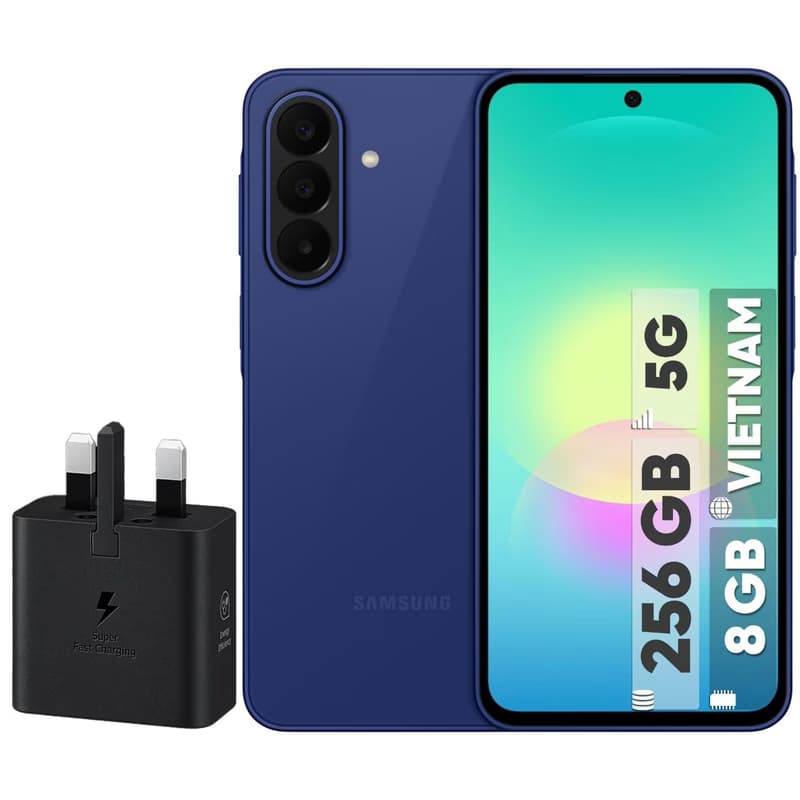 گوشی موبایل سامسونگ مدل Galaxy A27 دو سیم کارت ظرفیت 256 گیگابایت و رم 8 گیگابایت – ویتنام – به همراه شارژر 25 وات سامسونگ