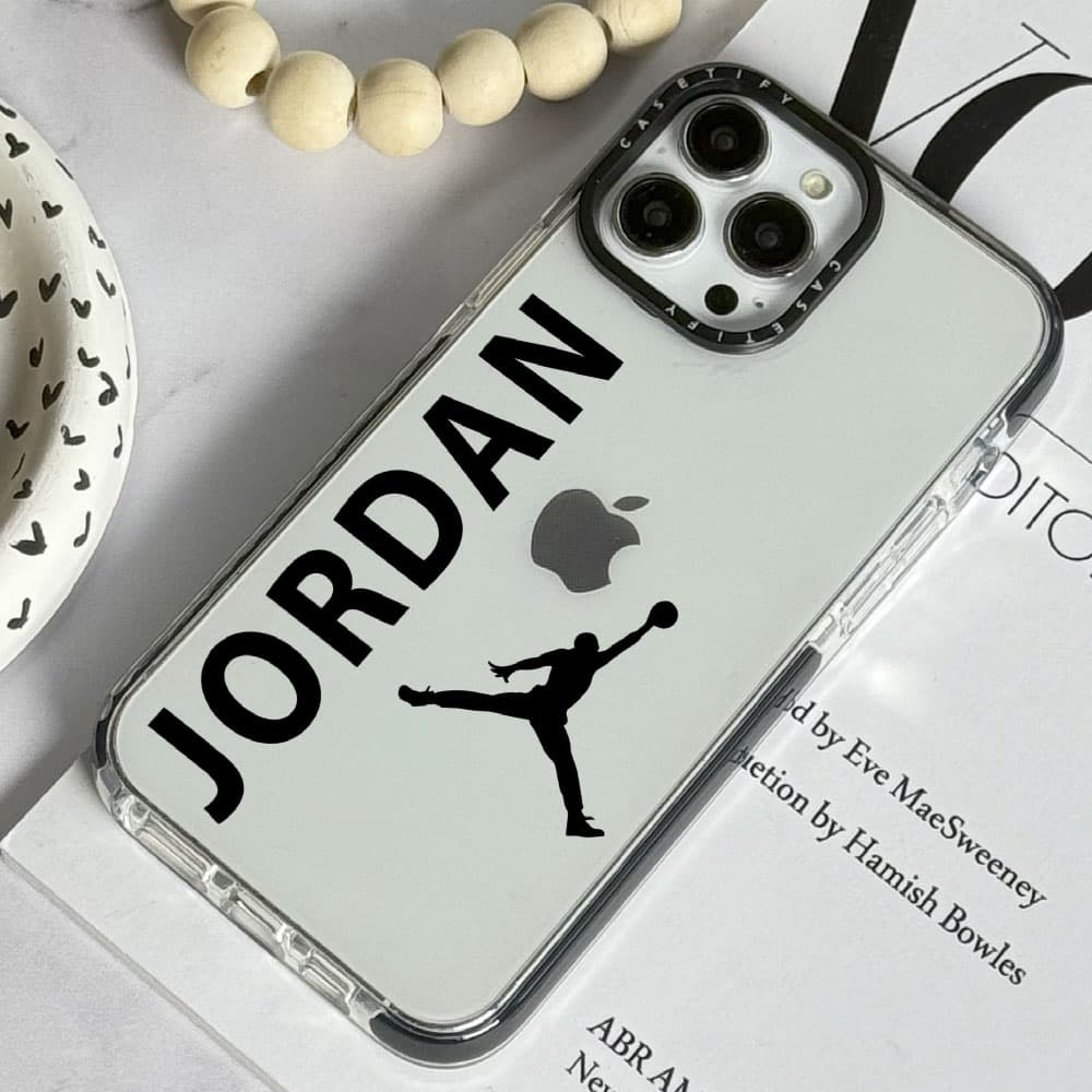 قاب شفاف چاپی سفارشی (کد 0400) مدل jordan مناسب برای گوشی موبایل سامسونگ Samsung Galaxy A06 / A10S / A12 / A13 / A14 / A15 / A16 / A20 / A21S / A22 4G / A22 5G / A23 / A24 / A30 / A30S / A31 / A32 4G