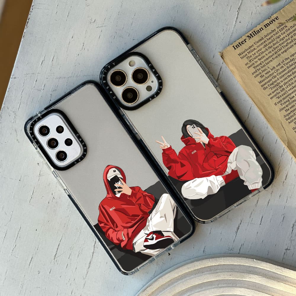 قاب شفاف چاپی سفارشی (کد 0359) مدل red couple مناسب برای گوشی موبایل سامسونگ Samsung Galaxy A06 / A10S / A12 / A13 / A14 / A15 / A16 / A20 / A21S / A22 4G / A22 5G / A23 / A24 / A30 / A30S / A31 / A32