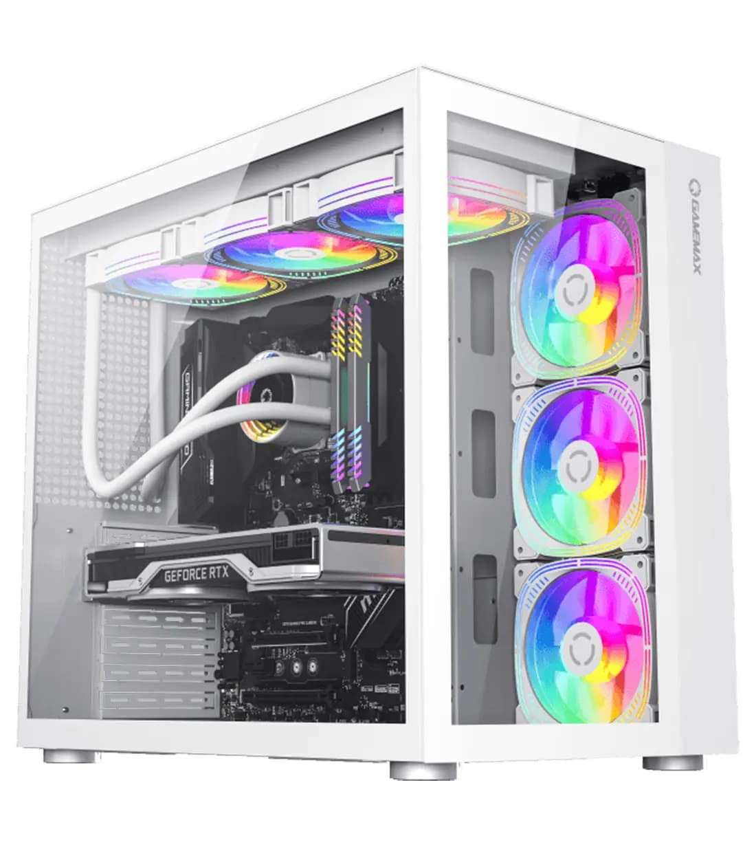 کیس گیمینگ گیم مکس GAMEMAX INFINITY WHITE