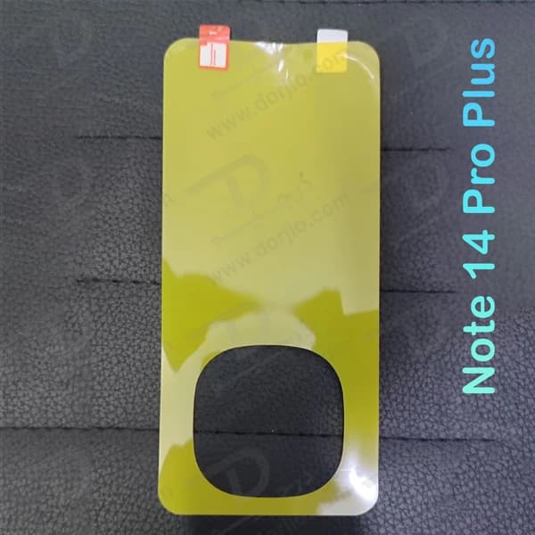 برچسب شفاف پشت گوشی Xiaomi Redmi Note 14 Pro Plus — تصویر ۵