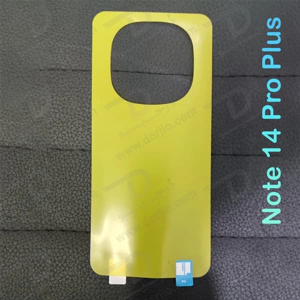 برچسب شفاف پشت گوشی Xiaomi Redmi Note 14 Pro Plus — تصویر ۷