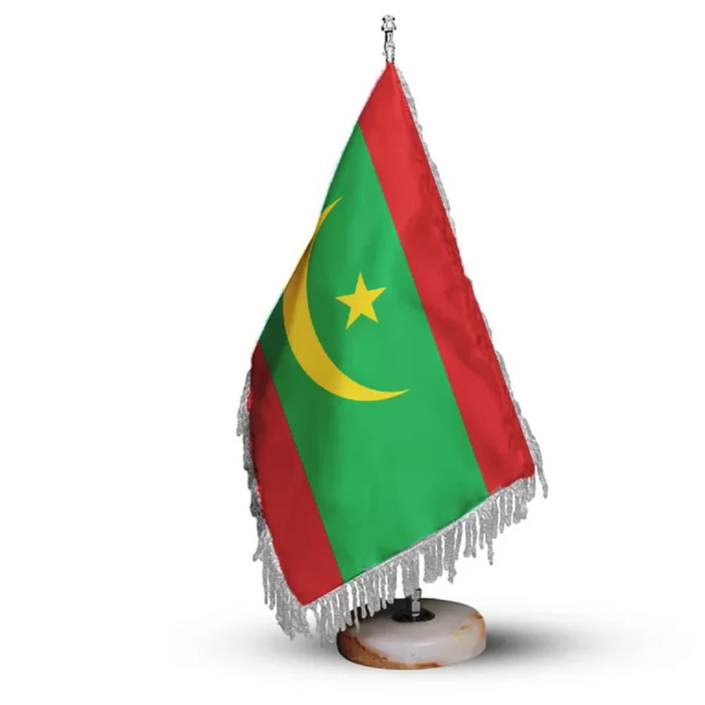 پرچم رومیزی و تشریفات کشور موریتانی کد P1103