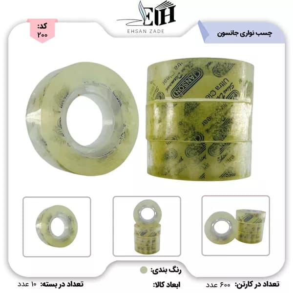 چسب نواری 36 یارد جانسون (600)