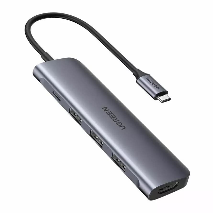 هاب 5 پورت Type C به 3.0 USB با پورت HDMI با قابلیت PD یوگرین 50209 CM136
