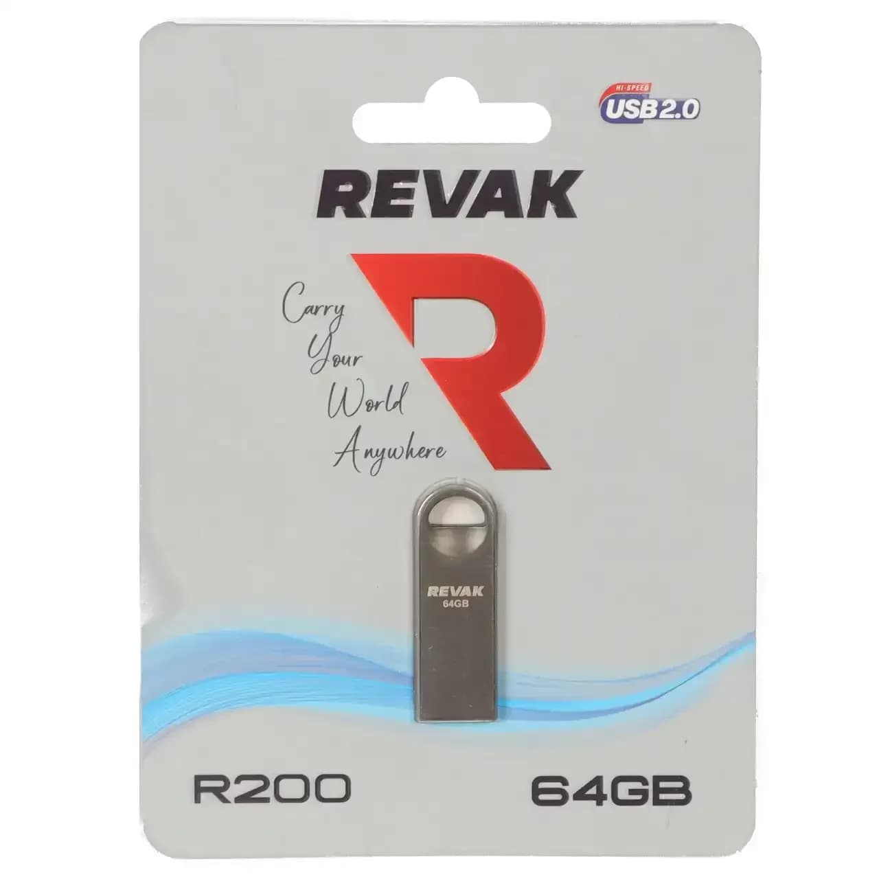 REVAK R200 USB2.0 Flash Memory – 64GB – مشکی